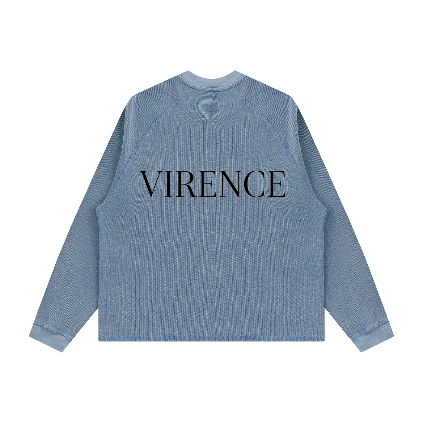 Unisex Vintage Wash Boxy  Waffle T-Shirt