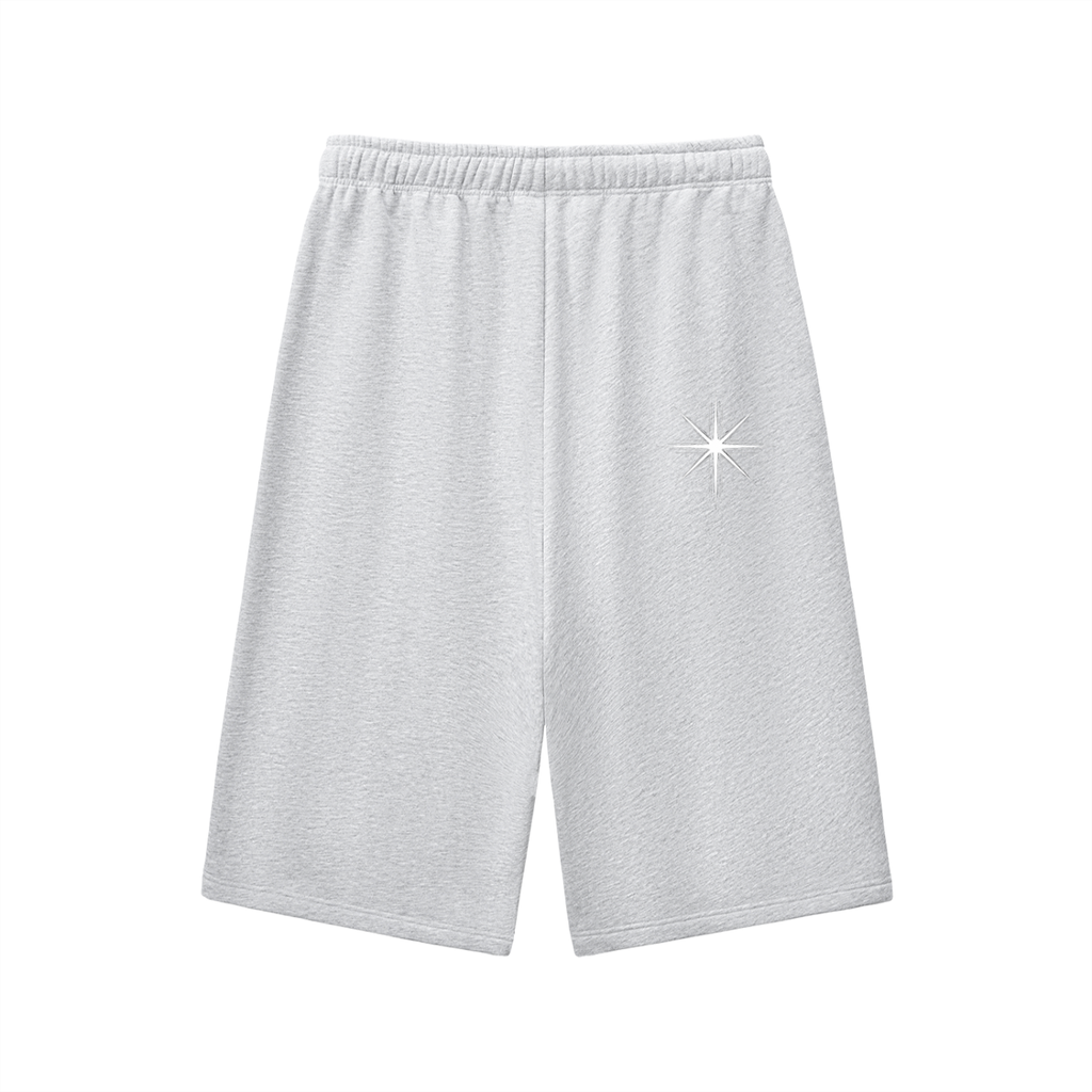Relaxed Drawstring Three-quarter Sweatpants