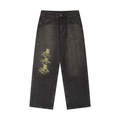 Vintage Wash Heavyweight Denim Jeans