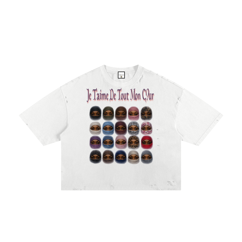 Classic Frayed Boxy Tee
