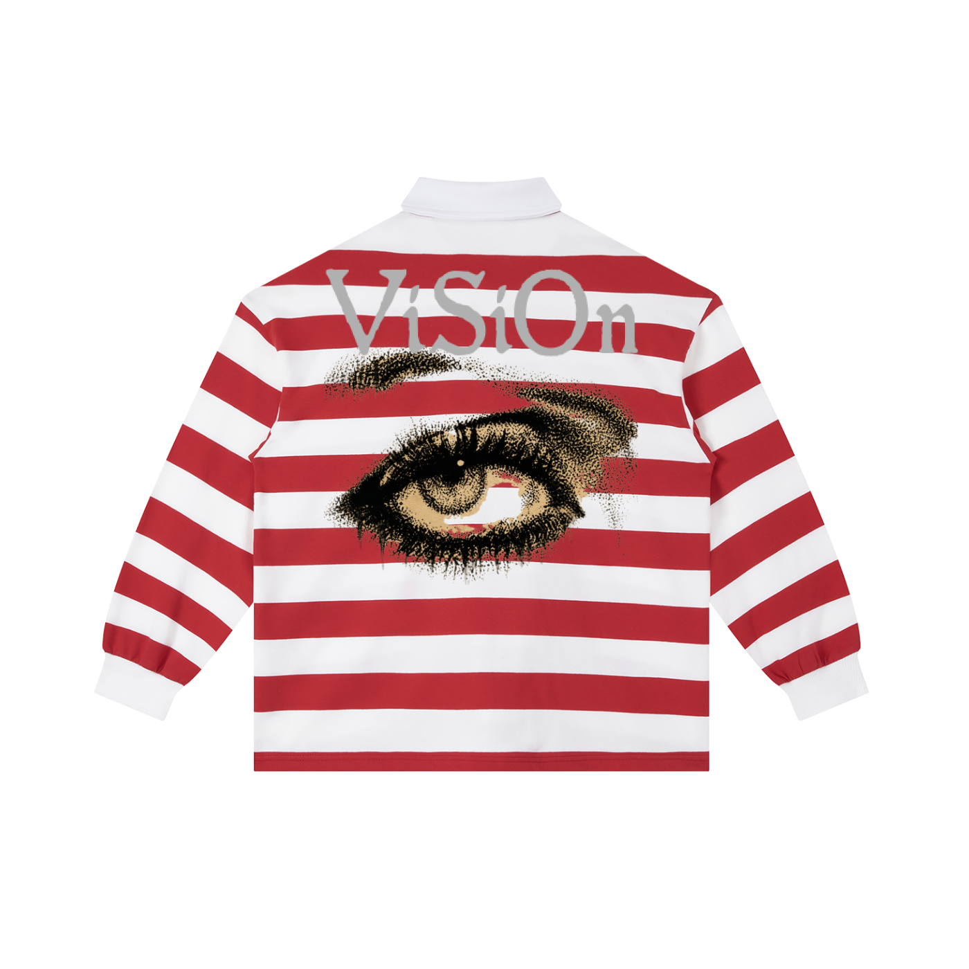Color Block Stripe Polo Shirt