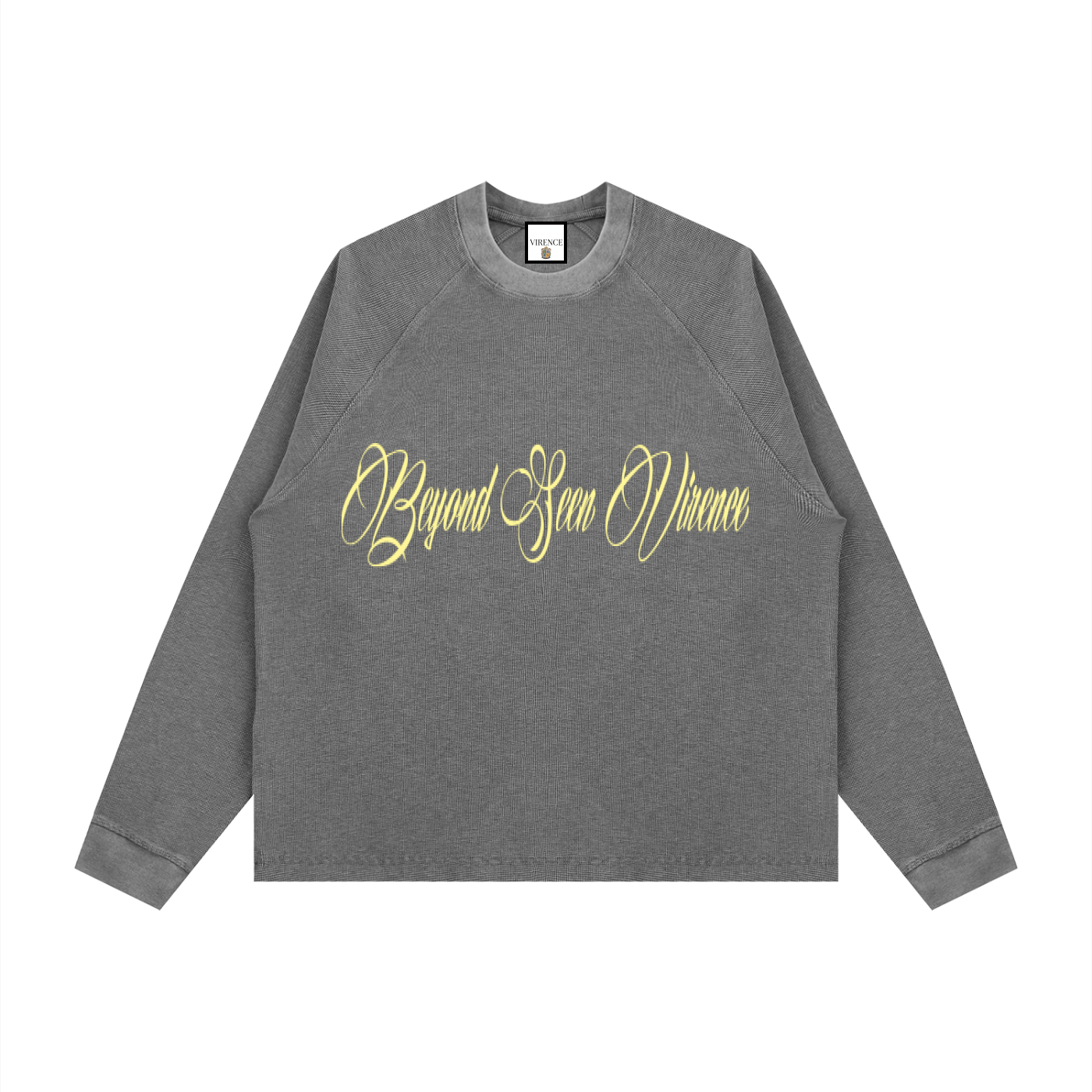 Unisex Vintage Wash Boxy  Waffle T-Shirt