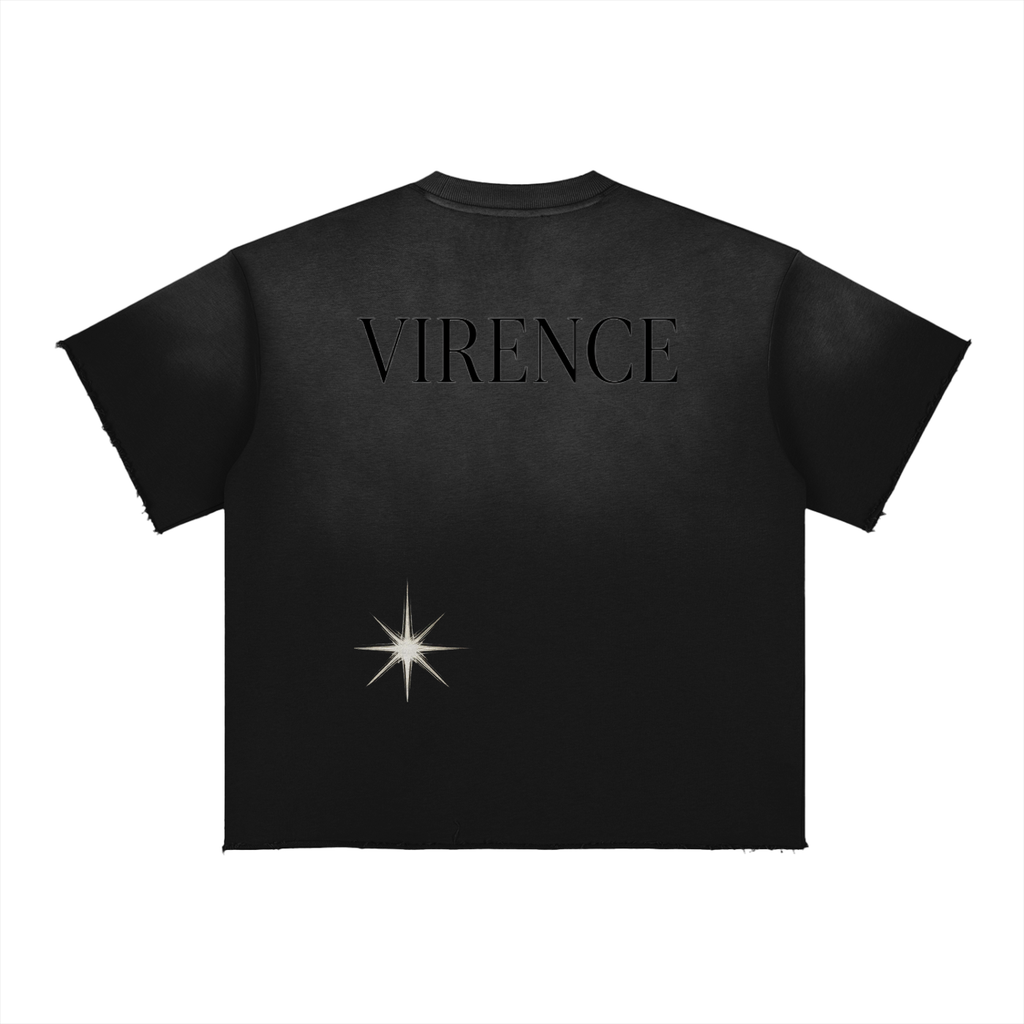 Sun Fade Raw Edge T-Shirt