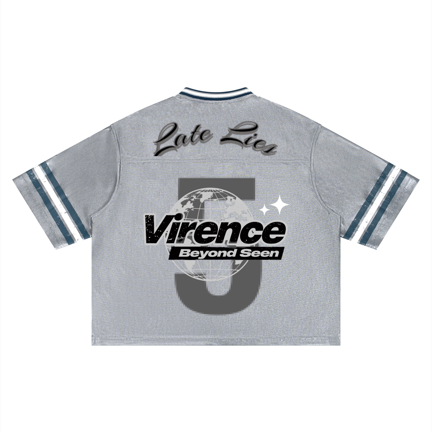 Unisex Boxy Striped Soccer Jersey