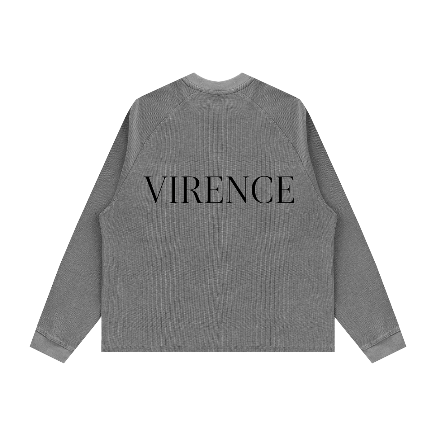 Unisex Vintage Wash Boxy  Waffle T-Shirt