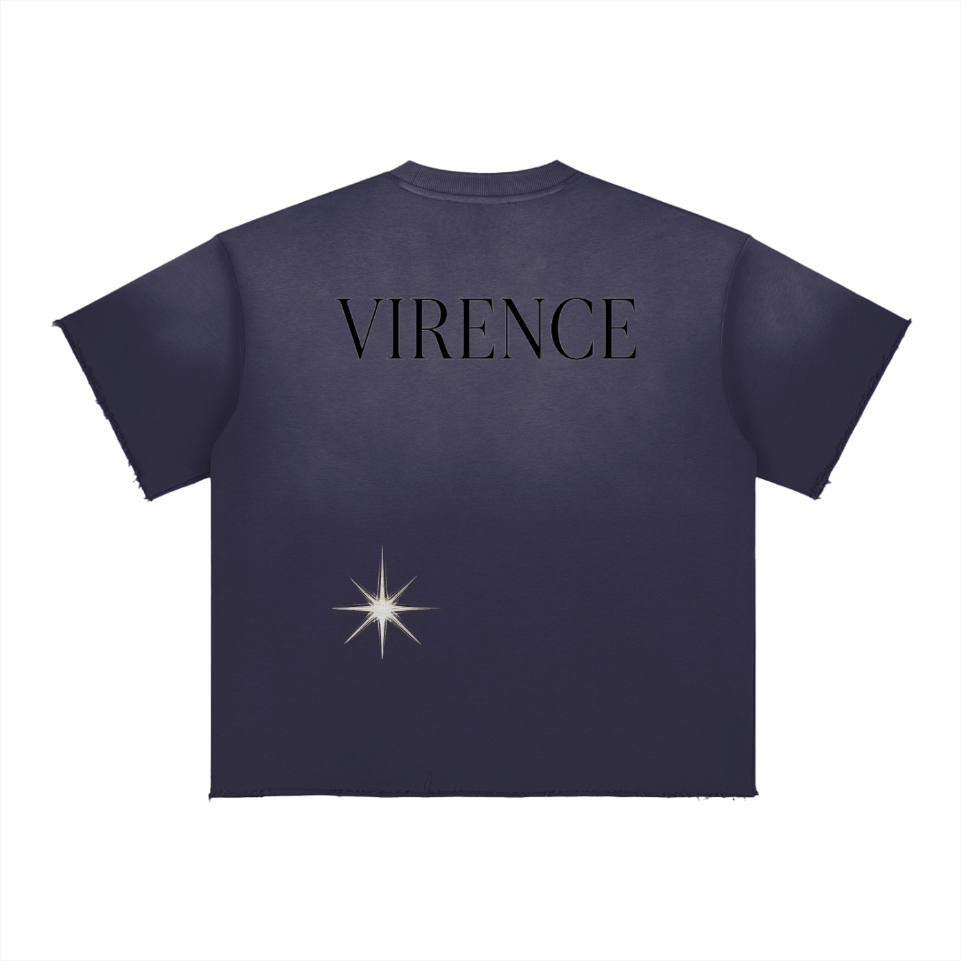Sun Fade Raw Edge T-Shirt