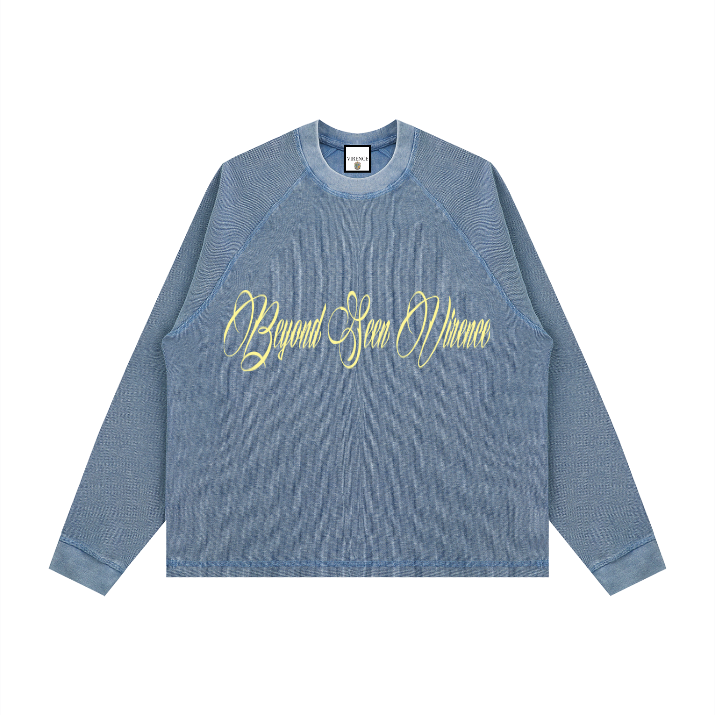 Unisex Vintage Wash Boxy  Waffle T-Shirt