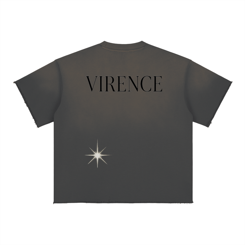 Sun Fade Raw Edge T-Shirt