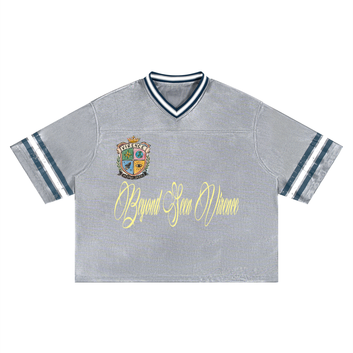 Unisex Boxy Striped Soccer Jersey