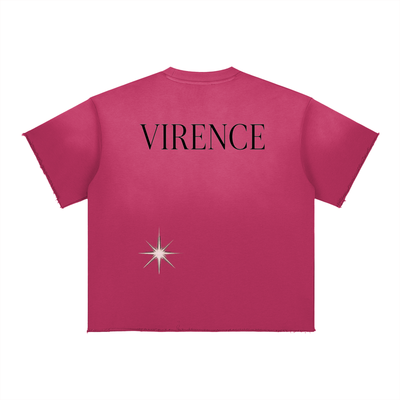 Sun Fade Raw Edge T-Shirt